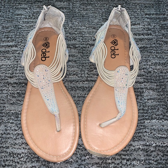 sparkly comfy sandals